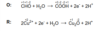 Teilgleichungen mit Oxidationszahlen